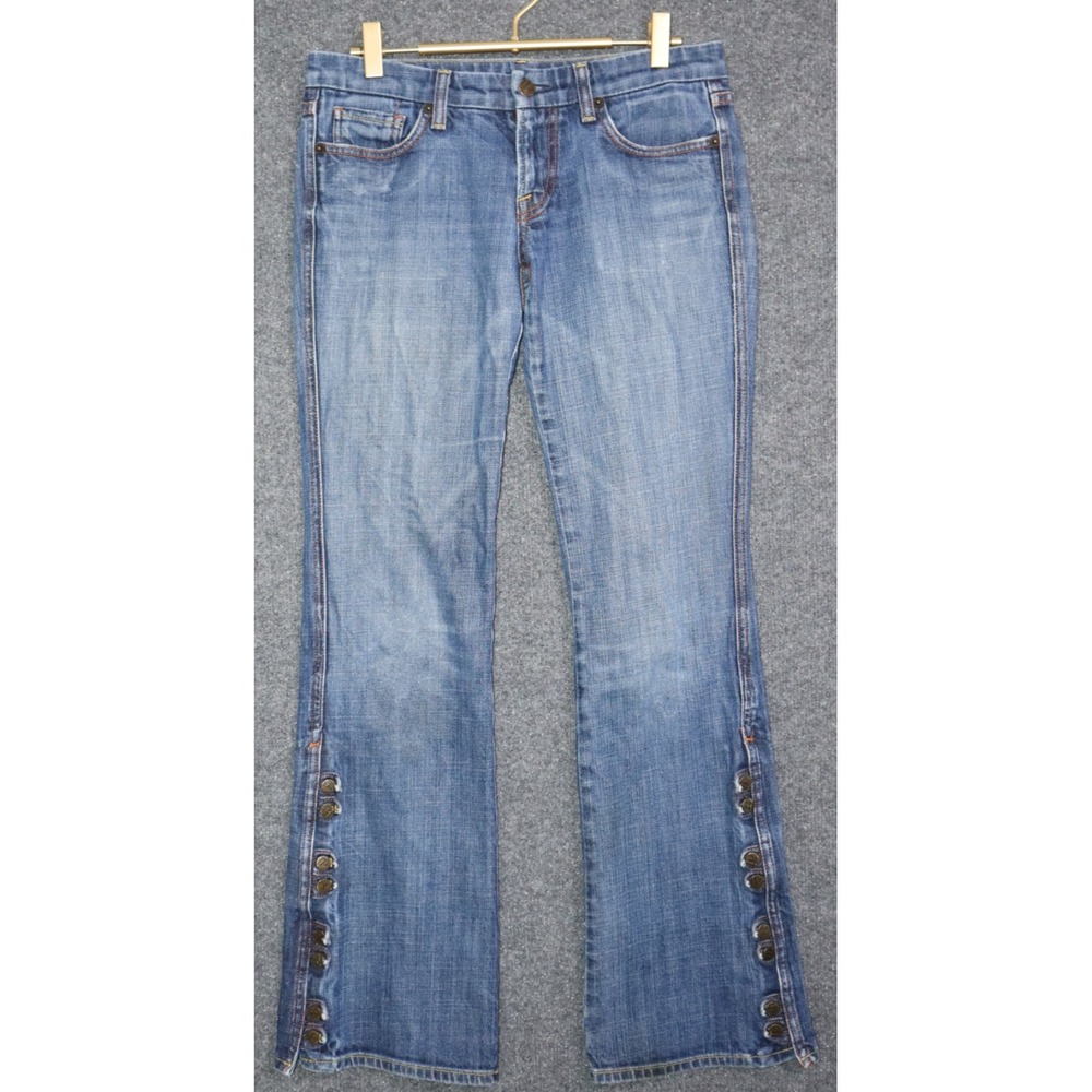 Citizens of Humanity Jeansā Women 30 Blue Low Rise Flare Boot Y2K Button Bottom